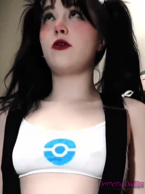 pokemon pokegirl trainer fucked big dick surprise too big cute pigtails stockings suspenders doggystyle interracial snorlax nsfw